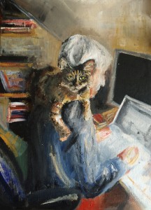 My dad and his cat My dad and his cat